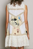 Boho Lace Mini Dress