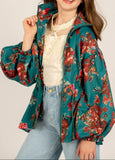 Girls Teal Windbreaker