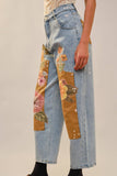 Flower Patch Barrel Jean