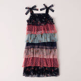 Girls Ruffle Mesh Dress