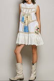 Boho Lace Mini Dress