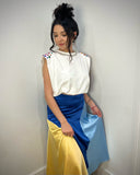 Feelin’ Blue Midi Skirt