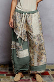 Moss Patchwork Joggers