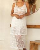 White Layering Dress