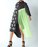 Lime Shirt Dress