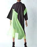 Lime Shirt Dress