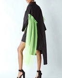 Lime Shirt Dress