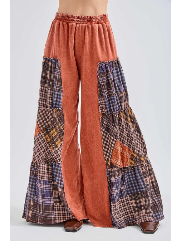 Tiered Flare Pants