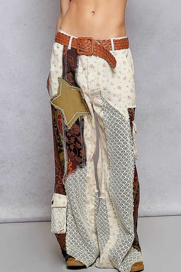 Starry Patchwork Pants