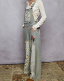 Pinstripe Overalls