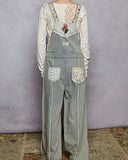 Pinstripe Overalls