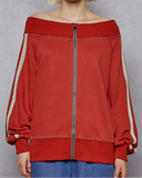 Off the Shoulder Sweatshirt