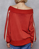 Off the Shoulder Sweatshirt
