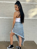 Stand Out Denim Skirt