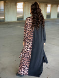 Hi Low Leopard Shirt Dress