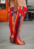 Red Serape Boots